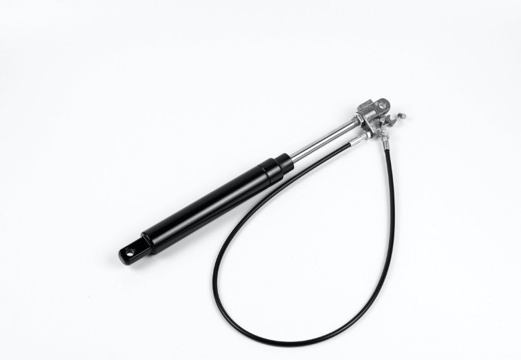 Recliner chair lockable gas spring for massage seat